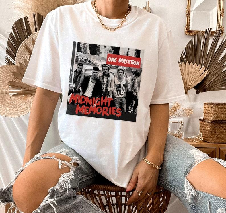 One Direction Band Shirt Concert tour merch vtg Graphic design T-Shirt 92610