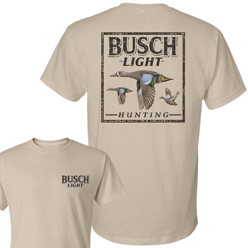 Busch Light Hunting Camo Duck T-Shirt, Unisex T-Shirt, Full Color T-Shirt, For Men, For Women