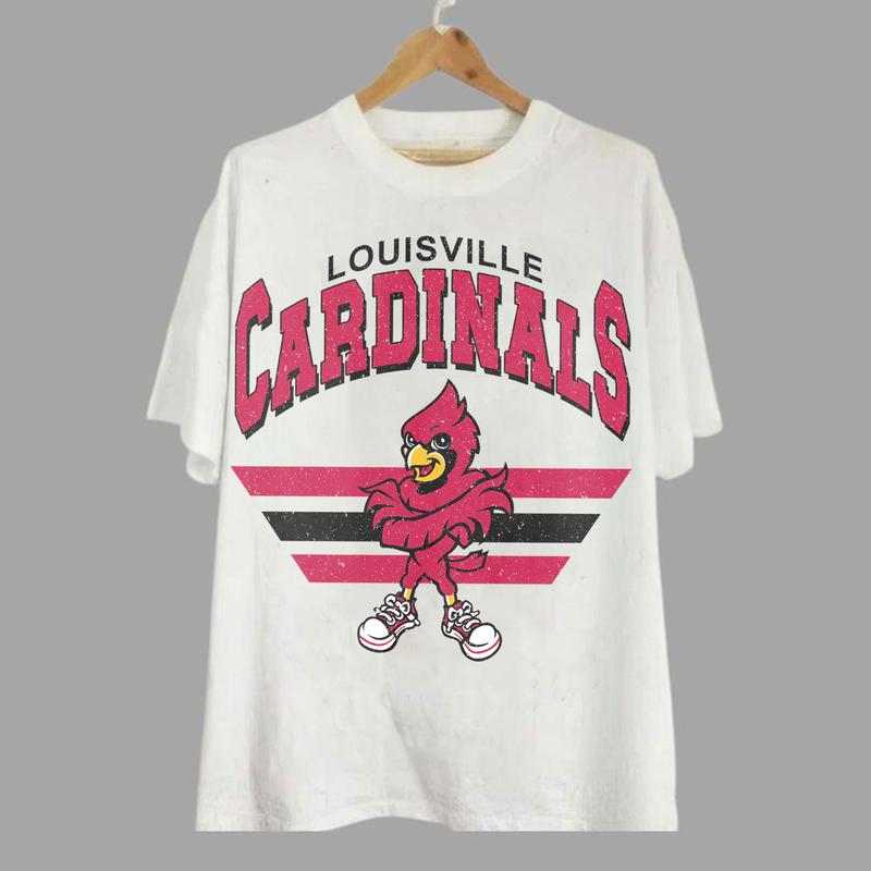 Louisville Vintage Football NCAA Sweatshirt - Tshirt - Hoodie, University of Louisville Unisex Football NCAA Shirt, Unisex Vintage NCAA Shirt, Classic Football Shirt, Gifts For Football Fan Sport, Cotton, Sweatshirt, T-Shirt, Hoodie