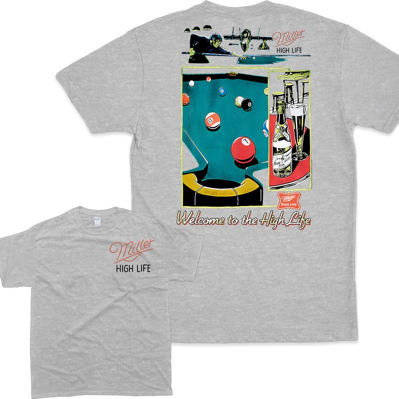 Miller High Life Sportsmans Club Vintage Tee, Unisex T-Shirt For Men And Women, Men's Tshirt, Men's Clothes Cotton Fashion Casual Menswear