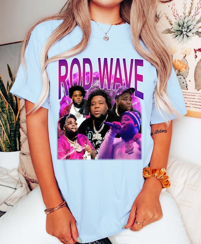 Rodd Wave Trendy Shirt, Vintage Music Trendy Unisex Hoodie Short Sleeve