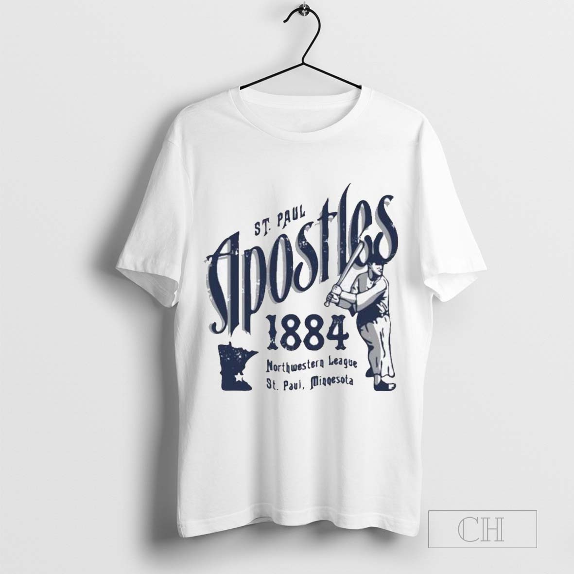 Saint Paul Apostles Minnesota Vintage Defunct Baseball Teams T T Shirt