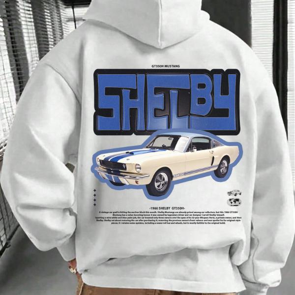 Classic Fordd Mustangg Shelbyy GT 350 Hoodie, Unisex, Menswear, Street Racing Shirt, Car Hoodie, Boyfriend Gift Gildan Hoodie
