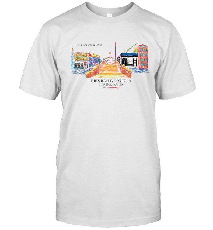 Limited Niall Horan Feb 25, 2024 The Show Live On Tour 3 Arena Dublin Shirt