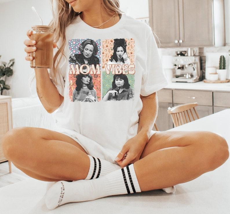 Mom Vibes Shirt, Funny Mom Shirt, Mom Life Shirt, Trendy Funny Mom T-Shirt, Retro Mother Shirts, Mother's Day Gift, Cool Mom Gifts  sweater and hoodie