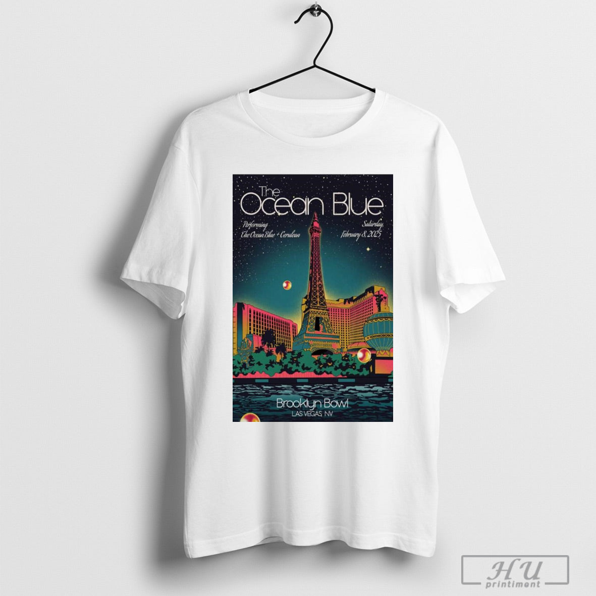 Poster The Ocean Blue Saturday February 8 2025 Las Vegas Nv T Shirt Sweatshirt