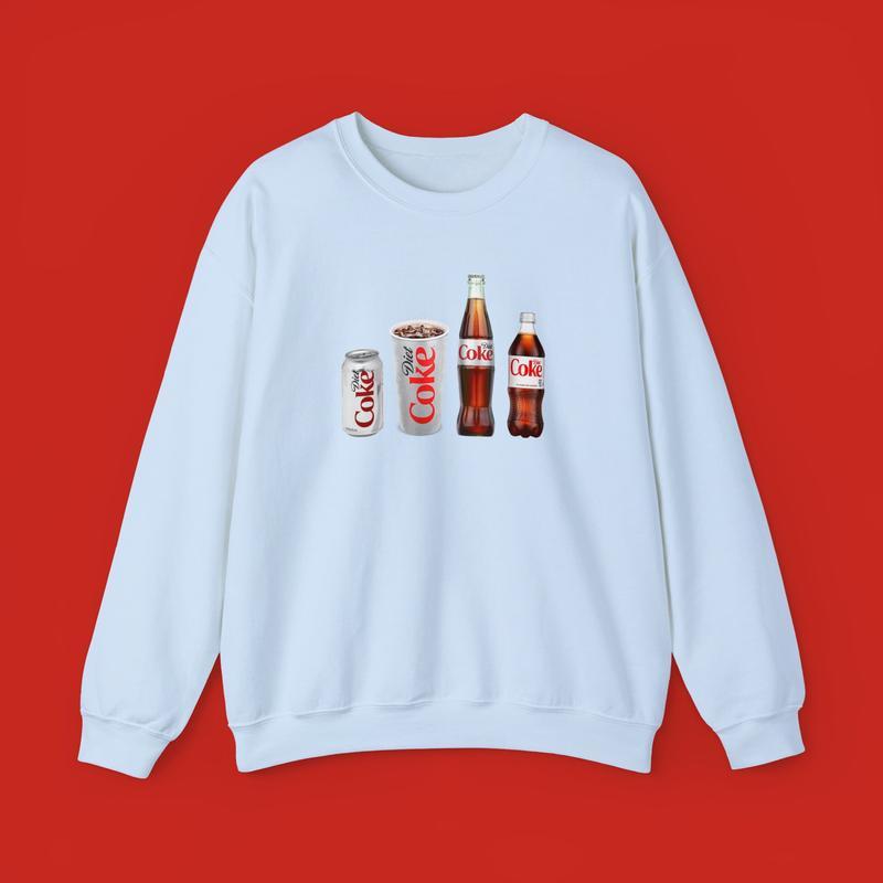 Diet Coke Unisex Crewneck Sweatshirt Fabric Menswear