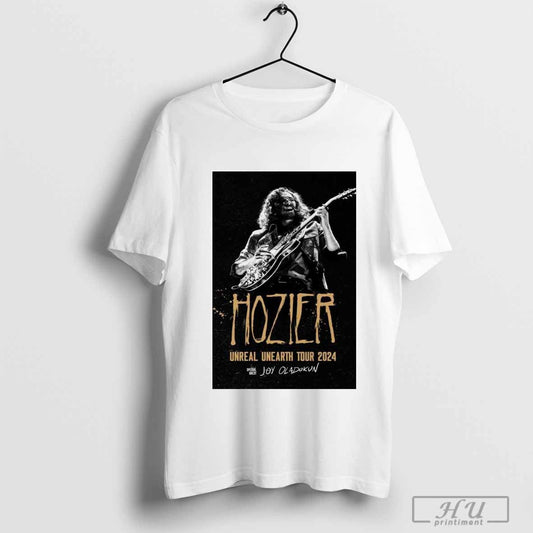 Poster Hozier Show Unreal Unearth Tour 2024 In Christchurch, New Zealand T-shirt