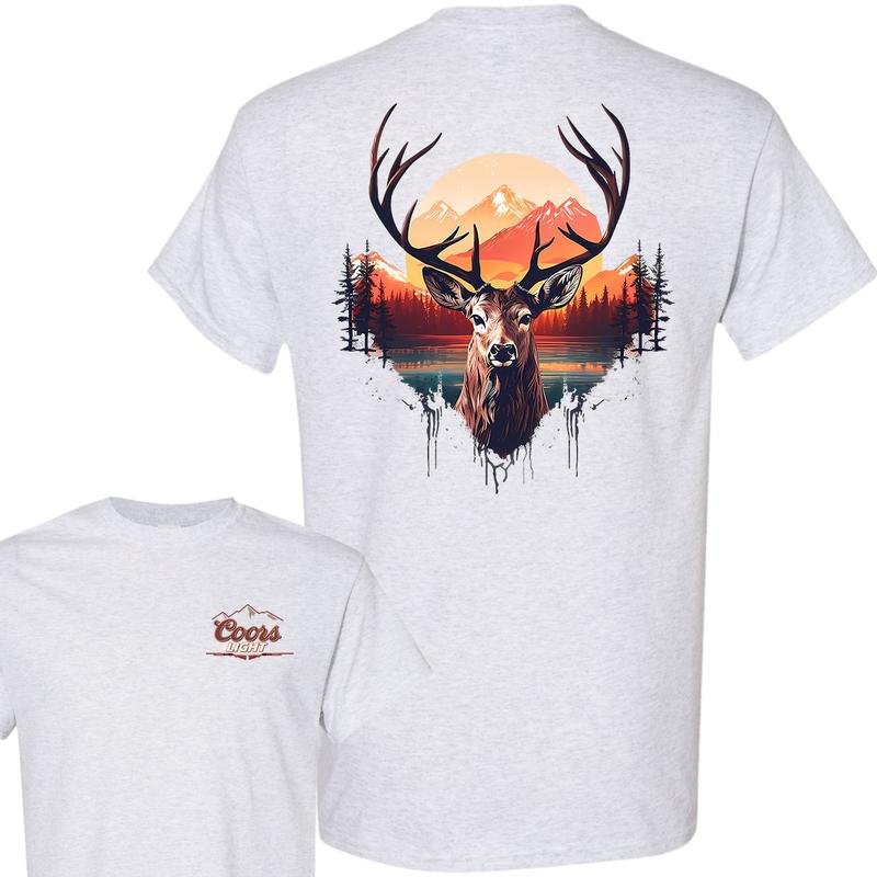 Summer Hunting Deer T-Shirt, Coors Light Hunting T-shirt, Unisex T-shirt, For Men, For Women