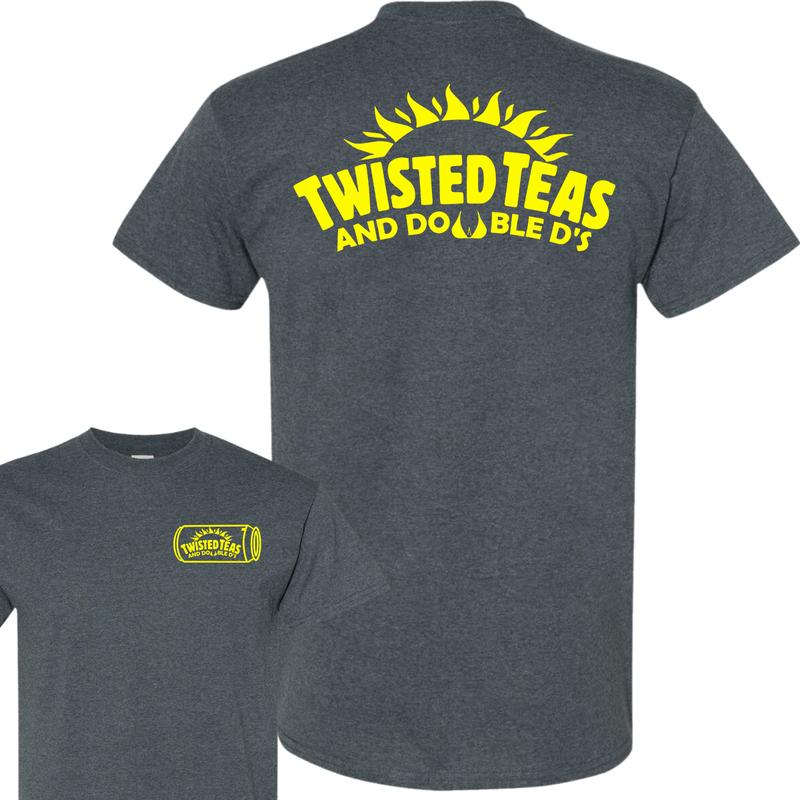 Twisted Teas and Double D's T-Shirt, Unisex T-Shirt, Ful Color T-Shirt, For Men, For Women planbtwistedtea