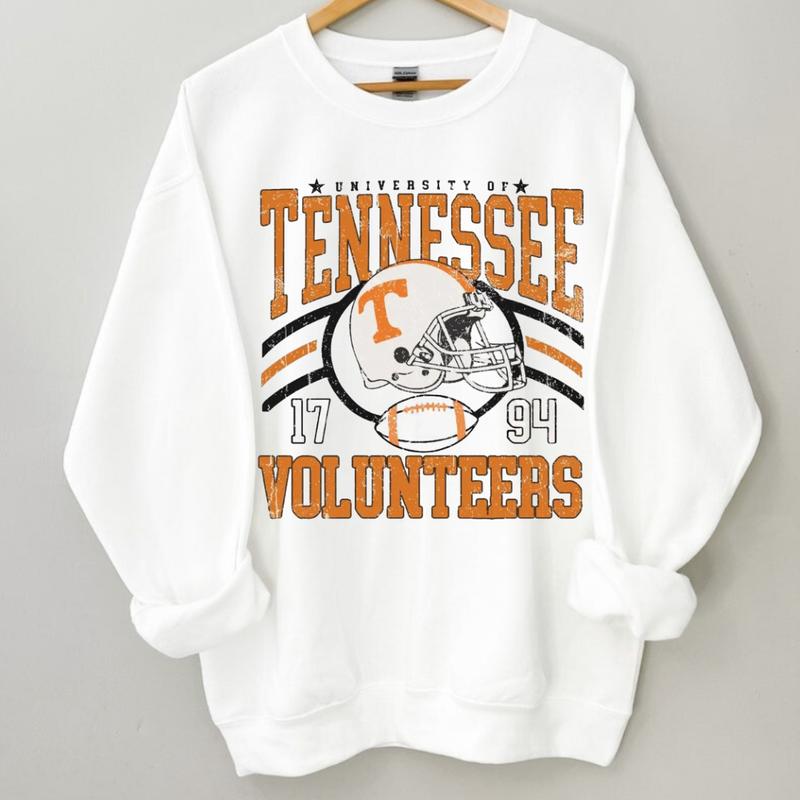 Vintage 90s Tennessee Football T-shirt/ Sweatshirt, Tennessee Graphic Tee, Sport Shirts, Tennessee T-shirts, Tennessee Travel Gift, Tennessee Game Day