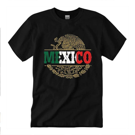 Mexican Eagle Shirt, Mexico Flag T-Shirt Unisex Classic Cotton
