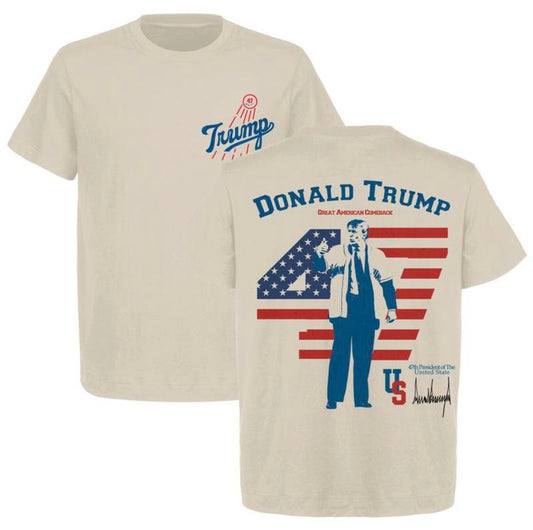 Donald Trump Dodg ers 2024 ShirtHoodieSweatshirt, Retro Crewneck, Cotton, Menswear Tops