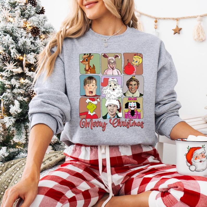 Merry Christmas Sweatshirt, Christmas Movie T-shirt, Home Alone Movie Tee, Santa Claus Shirt, A Christmas Story Hoodie, Christmas Gifts