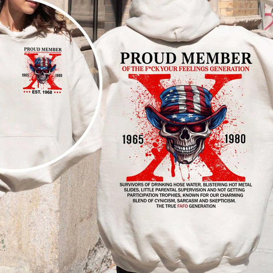 Custom Gen X Raised On Hose Water And Neglect T-Shirt - Vintage Inspired Funny Saying Sarcasm Quotes Shirt