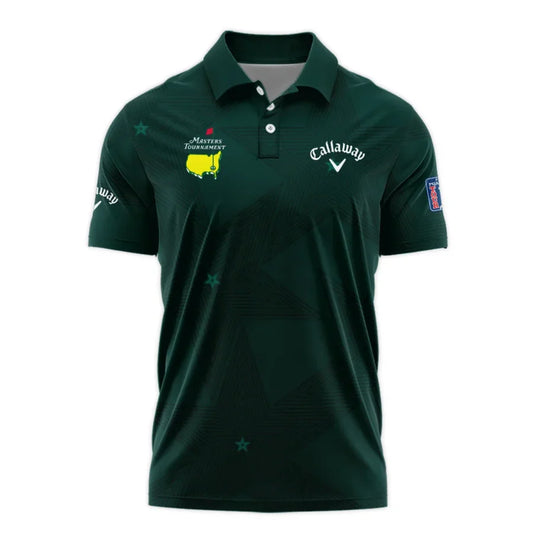 Dark Green Background Masters Tournament Callaway Polo Shirt Style Classic Polo Shirt For Men