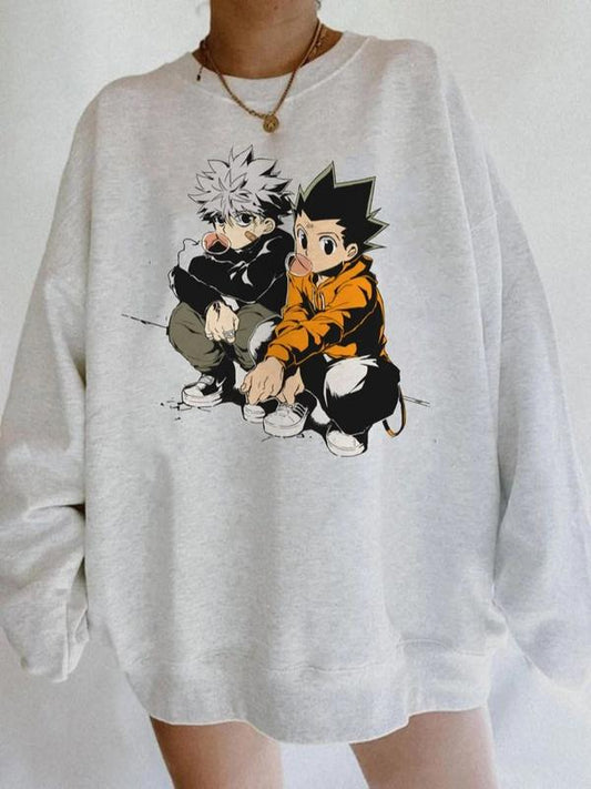 Anime Shirt, Manga Anime Hunter Shirt, Japanese Streetwear, Gift for Friend, Anime Hoodie T Shirt
