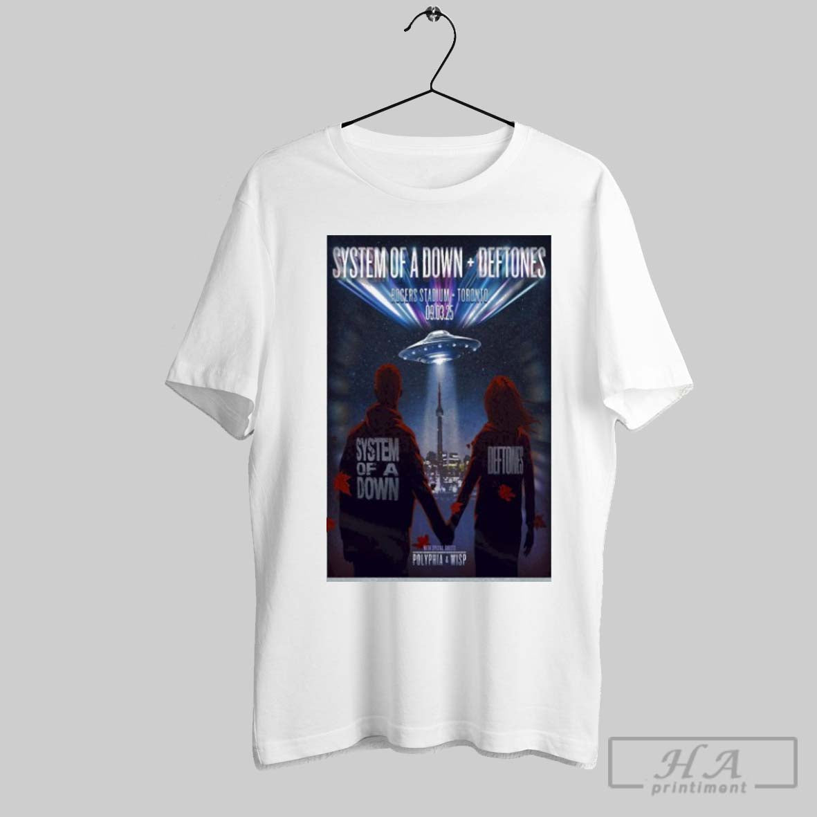 Poster System Of A Down Toronto On Canada Rogers Stadium September 3 2025 Shirt