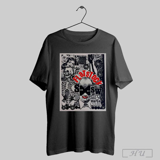 Poster Flatstock March 11 13 2025 Sxsw Austin Texas The Institute T Shirt Sweatshirt