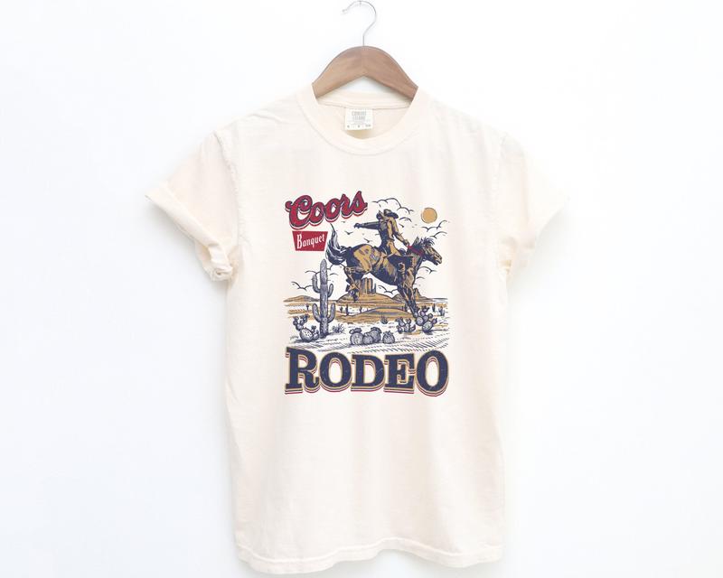 Sweatshirt HoodieCoors Banquet Rodeo Shirt , Retro T-Shirt Sweatshirt Hoodie, Rodeo Tee, Coors T Shirt Sweatshirt Hoodie, Unisex, Cowboy Shirt