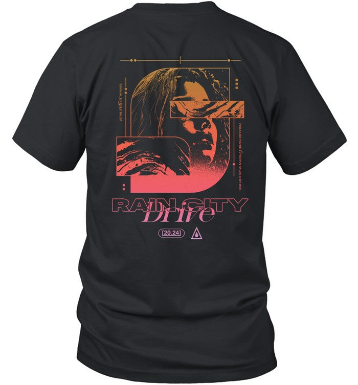 Rain City Drive Frozen Black 2025 T-Shirt