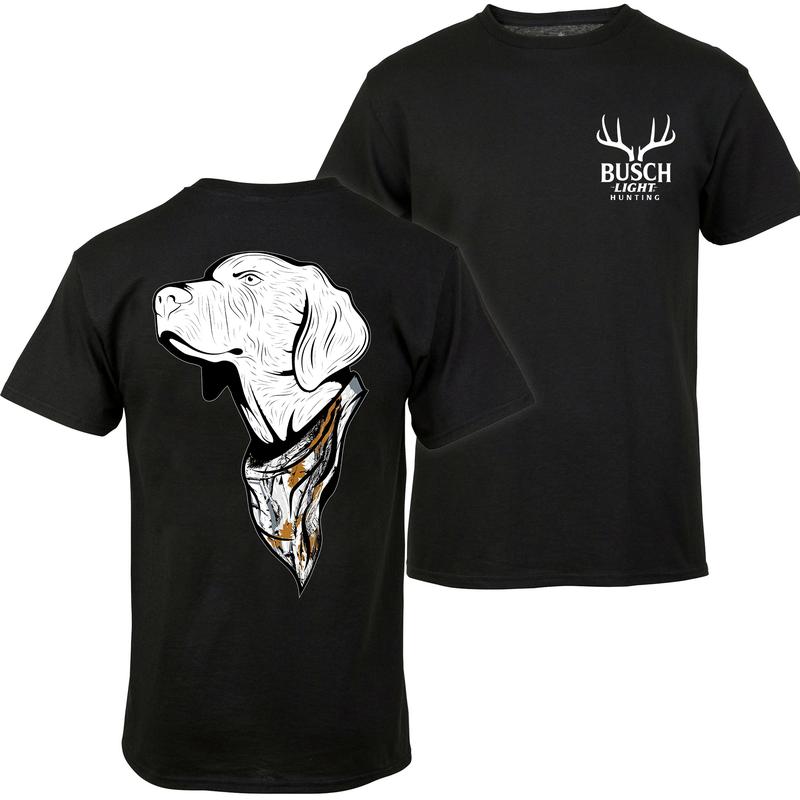 Busch Light Hunting Dog Camo Bandana Double Sided T-Shirt, Gifts for Him, Unisex T-shirt, Colorful, For Him, For Her, Top Trending