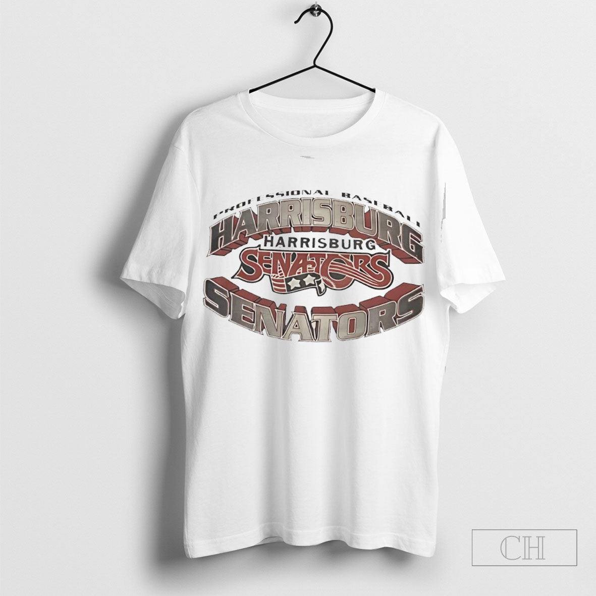 Professional Baseball Harrisburg Senators Vintage Shirt