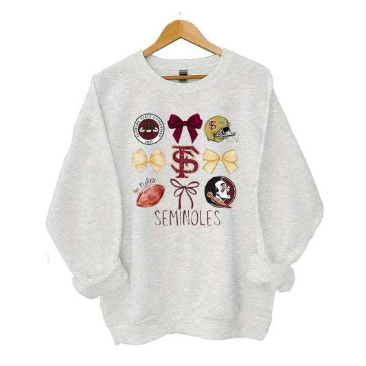 FSU Seminoles Football Florida State University Sweatshirt, Game Day Football Shirt,  Full Sizes, Full Colors, Unisex Shirt for Men and Women