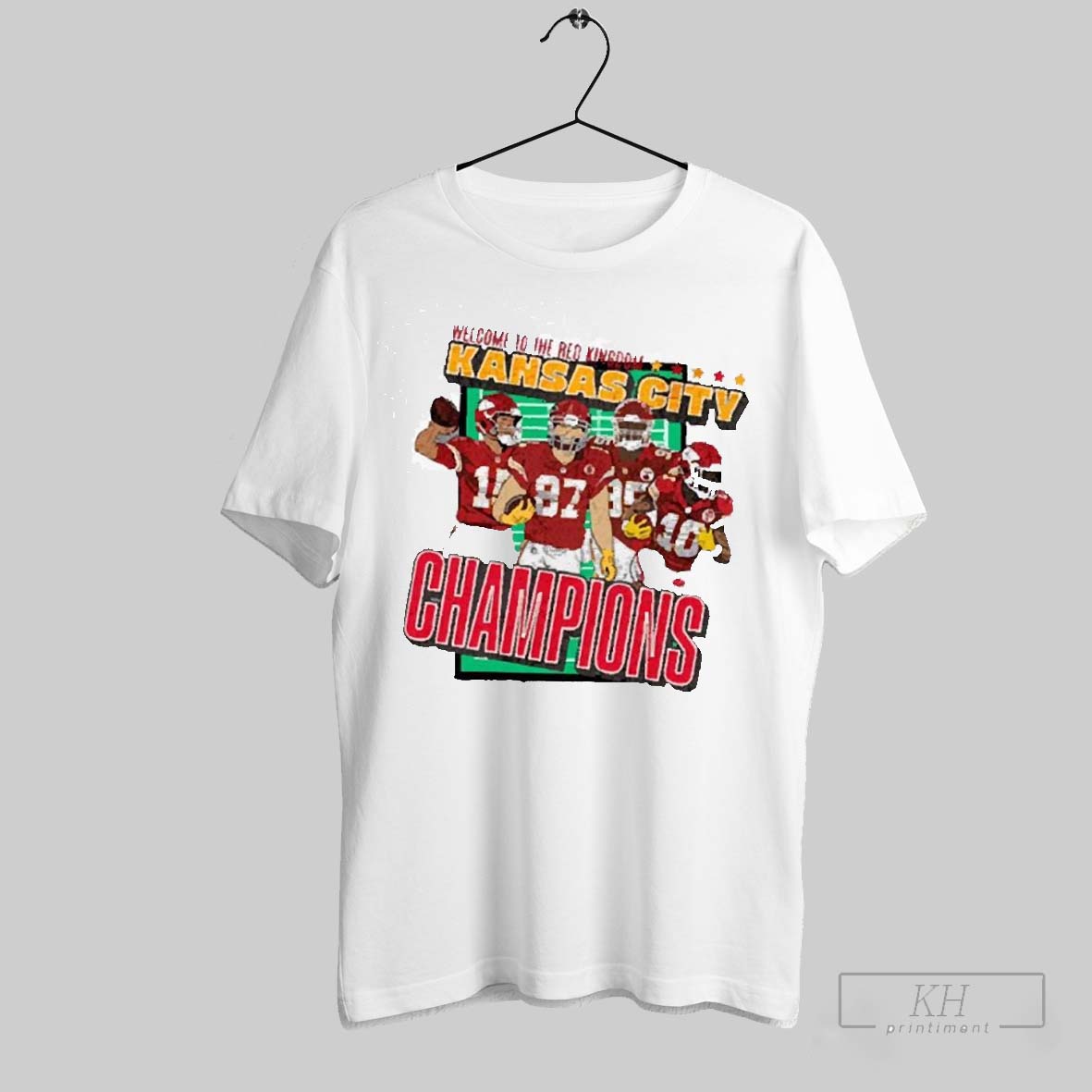 Premium Welcome To The Red Kingdom Kansas City Chiefs Champions Players Vintage 2025 T Shirts Sweatshirt Tee Shirt