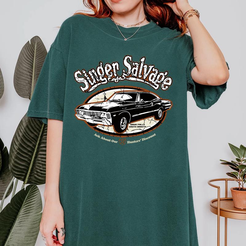 Vintage Supernatural Sinngger Salvaagge Shirt, Gift For Woman and Man Unisex T-Shirt Sweatshirt HoodieQuotes