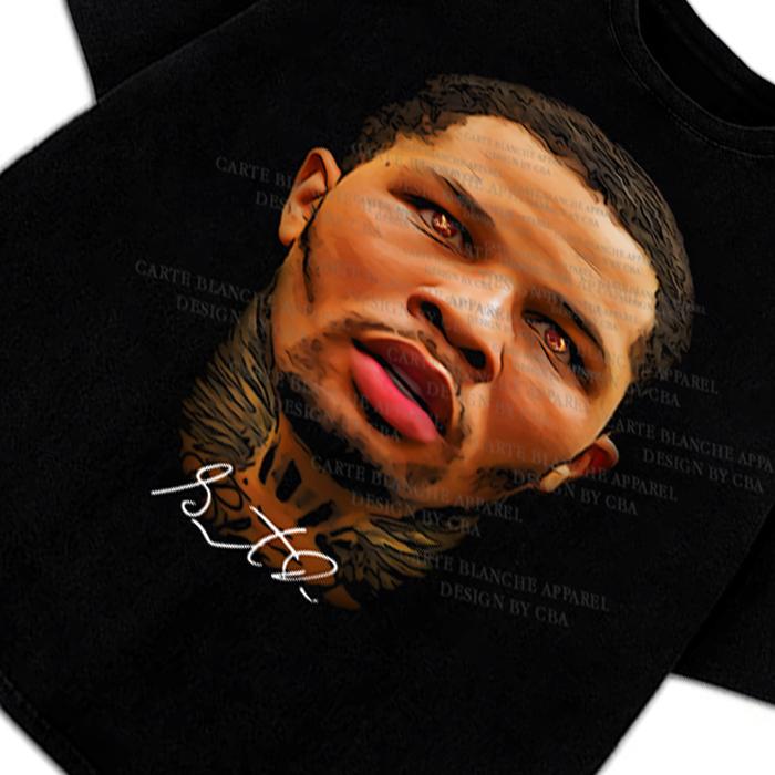 Gervonta Davis T-Shirt Tank Davis Fire Eyes Boxing World Champion Custom Graphic Tee Cotton Menswear