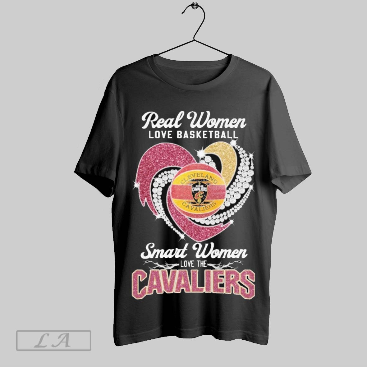 Real Women Love Basketball Smart Women Love The Cleveland Cavaliers Unisex T Shirts