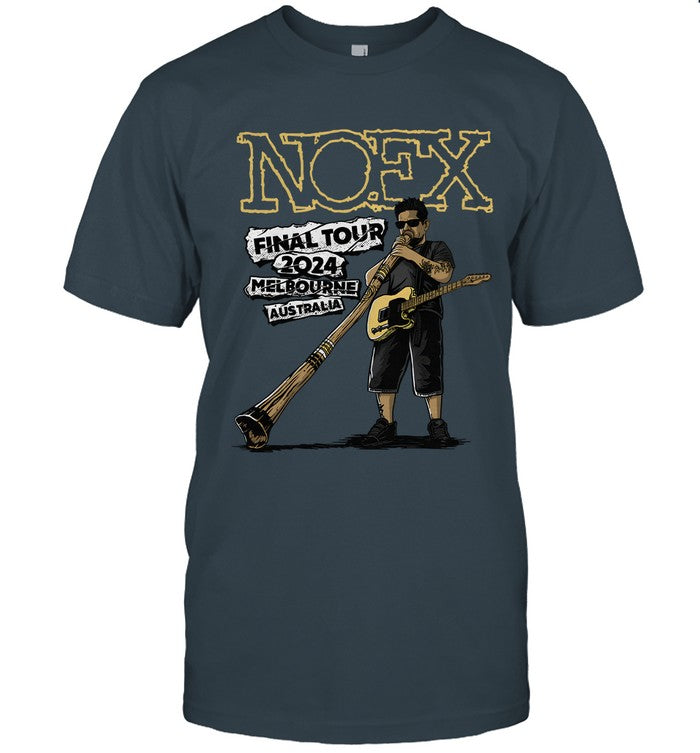 Limited NOFX Final Tour 2024 Melbourne, Australia Shirt