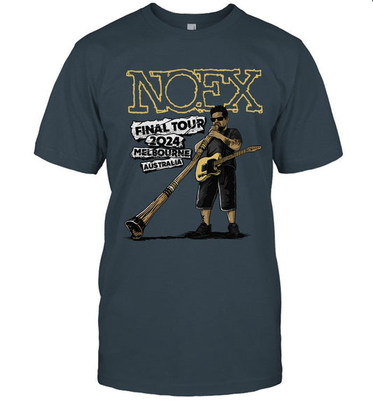 Limited NOFX Final Tour 2024 Melbourne, Australia Shirt