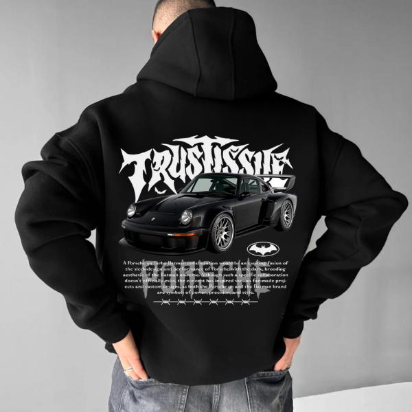 Classsic Porsche x Batmann Hoodie, Unisex, Menswear, Street Racing men Shirt, Car Hoodie, Boyfriend Gift