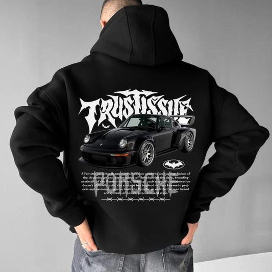 Classsic Porsche x Batmann Hoodie, Unisex, Menswear, Street Racing men Shirt, Car Hoodie, Boyfriend Gift