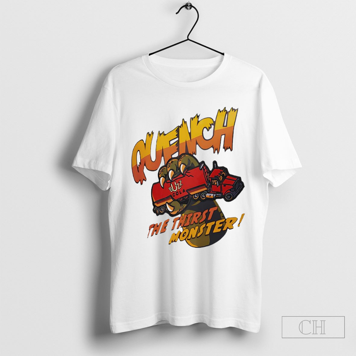 Simpsons Quench The Thirst Monster graphic shirt