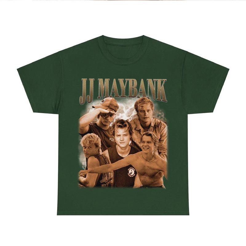 JJ Maybank Outer Banks Vintage Graphic Tee - Retro Vintage Apparel -  Bootleg Shirt, Gift For Movies Lovers, Gift For Men And Women Casual Fit