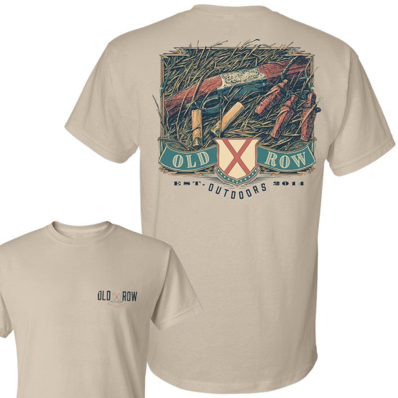 Old Row Outdoors Unisex T-Shirt, Hunter Cotton Tee, The Glock, Full Colors, For Men, For Women