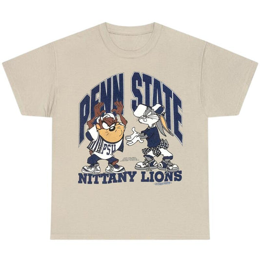 Vintage NCAA Penn State Looney Tunes T-Shirt, Full Color T-Shirt, Unisex T-Shirt, For Men, For Women smilingfriendsmerch