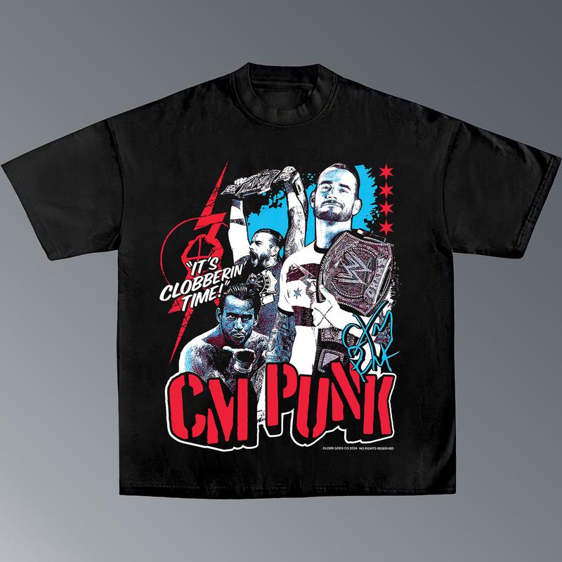 CM PUNK-BEST IN THE WORLD TEE Wrestling Tee,Wrestling Graphic Tee,WWE Shirt,Sports T-shirt, Wrestling Gift, Gift for Him Hoodie Sweatshirt