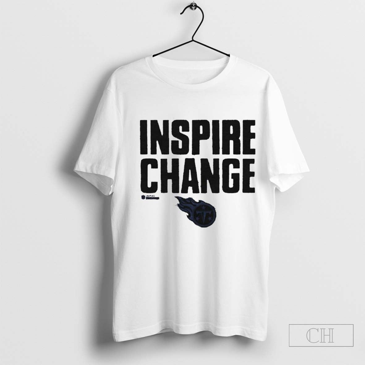 Tennessee Titans Homage Unisex 2024 Inspire Change T-Shirt