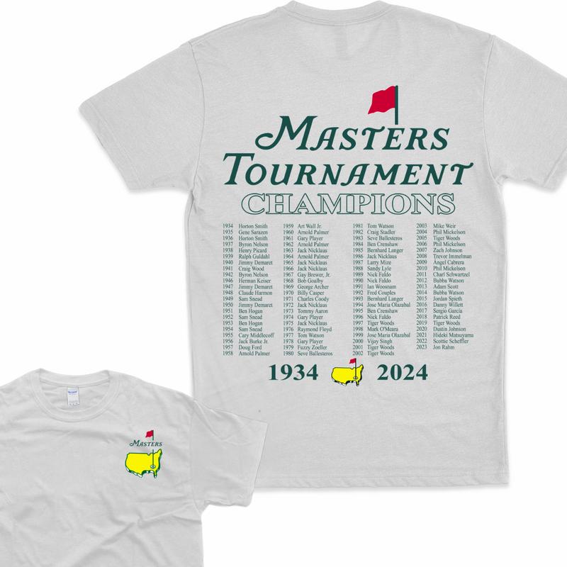 Vintage Style Masters Tournament Augusta T-shirt Unisex Clothing