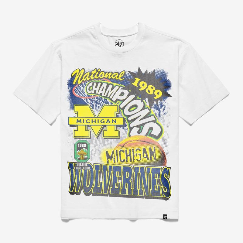 MICHIGAN WOLVERINES BONANZA FOUNDATION TEE, VINTAGE GRAPHIC TEES, TP