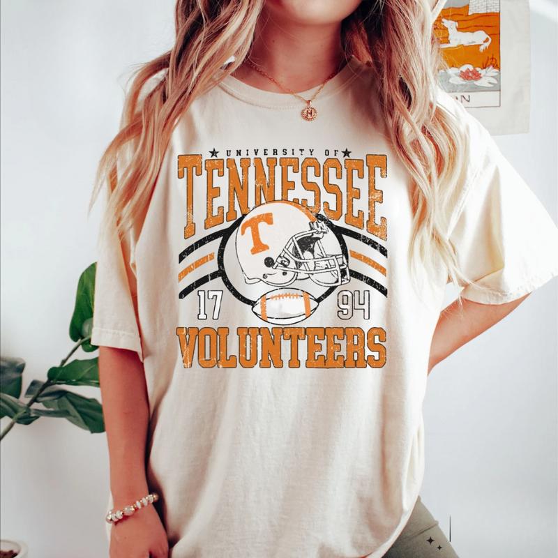 Vintage 90s Tennessee Football T-shirt/ Sweatshirt, Tennessee Graphic Tee, Sport Shirts, Tennessee T-shirts, Tennessee Travel Gift, Tennessee Game Day