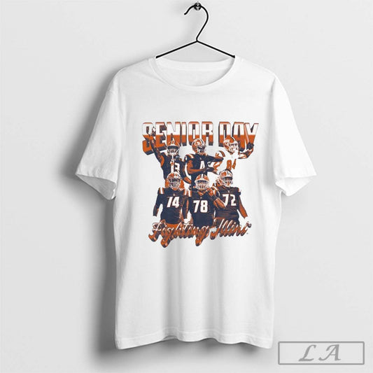 Senior Day Players Illinois Fighting Illini Graphic T-shirt