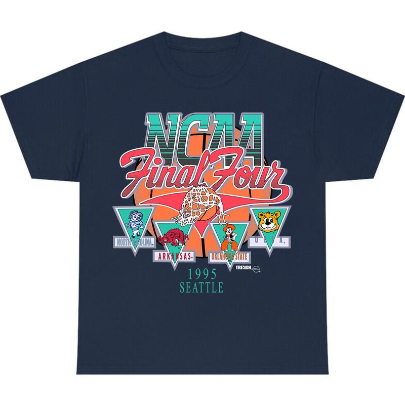 1995 Rare NCAA Final Four Official Game T-Shirt, Full Color T-Shirt, Unisex T-Shirt, For Men, For Women billabongshirts
