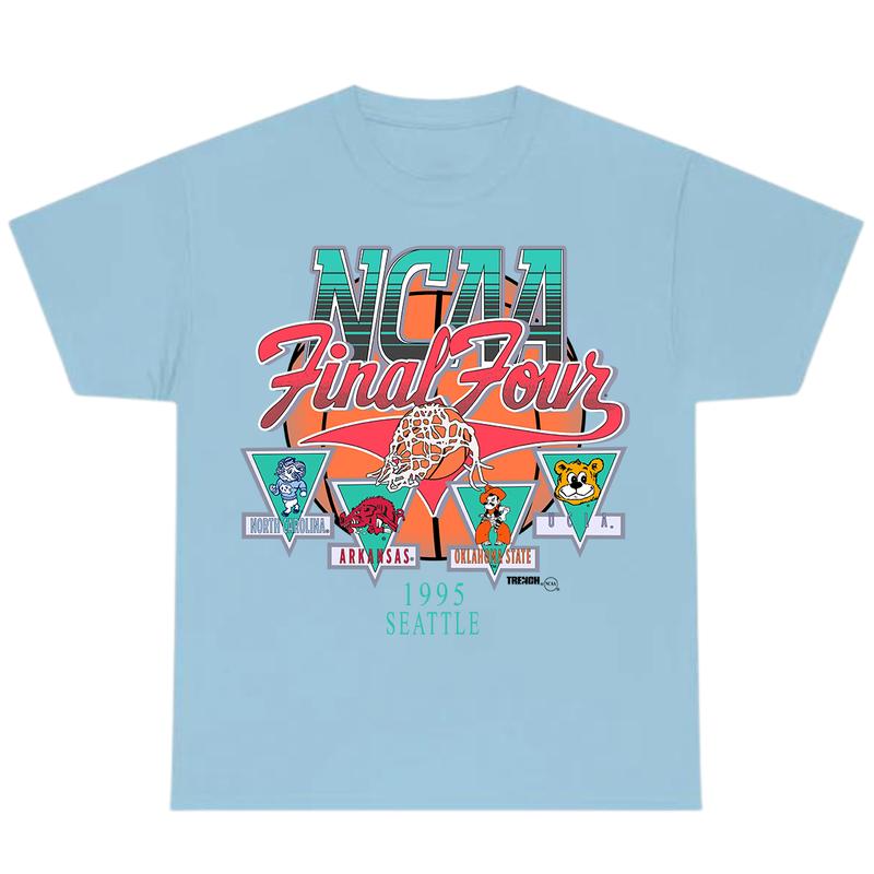 1995 Rare NCAA Final Four Official Game T-Shirt, Full Color T-Shirt, Unisex T-Shirt, For Men, For Women billabongshirts