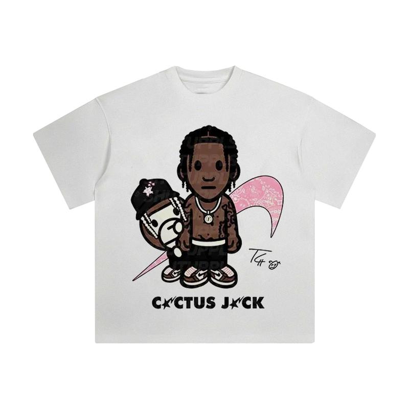 Look Mom Travis Cactus Jack Can Fly Vintage 90s Graphic Tees, 2 Sides Cotton Vintage Shirt To Match Sneaker Hiphop Clothing Rapper Merch Shirt, Hiphop