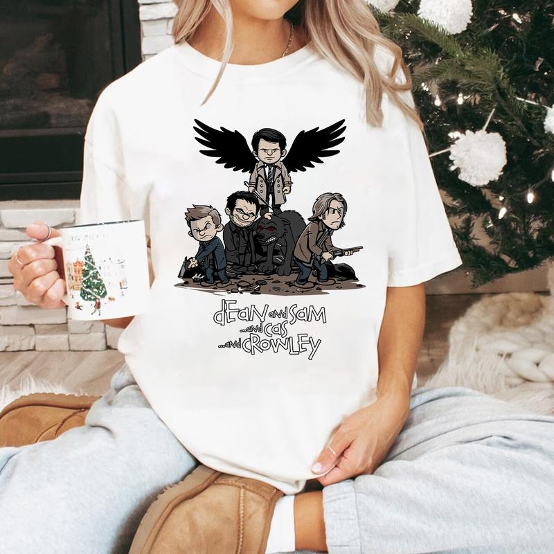 Supernatural Shirt, Supernatural Vintage T Shirt, Supernatural Friends T Shirt, Gift For Woman and Man Unisex T-Shirt Sweatshirt Hoodie Casual Cotton